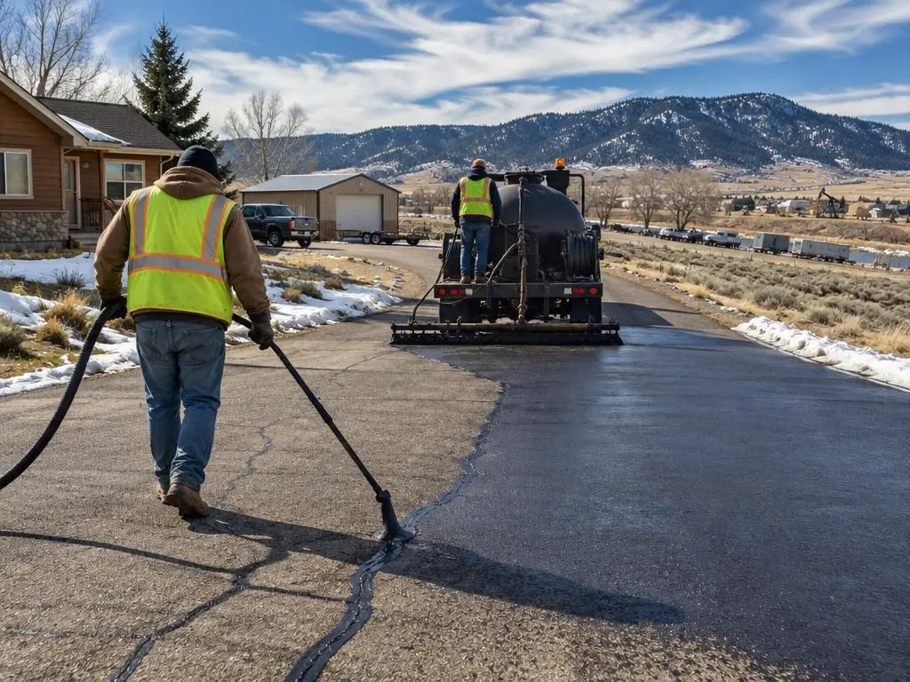 Crack Filling & Seal Coating in Casper, WY